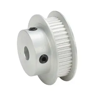 SURE MOTION APB44MXL025BF-250 Timing Pulley, Aluminum, 0.08 Inch Pitch, 44 Tooth, 1.12 Inch Pitch Dia., 1/4 Inch Bore | CV8DKB