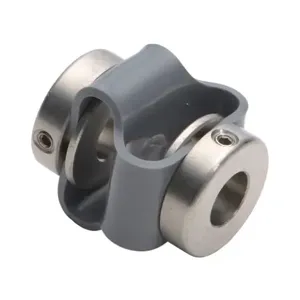 SURE MOTION DC-DLSS10-08M Drive Coupling, Double Loop, Stainless Steel, Setscrew, Size 10, 8mm Bore | CV7GDK