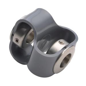 SURE MOTION DC-DLSS20-08 Drive Coupling, Double Loop, Stainless Steel, Setscrew, Size 20, 1/2 Inch Bore | CV7GDP