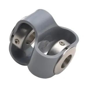 SURE MOTION DC-DLSS20-12M Drive Coupling, Double Loop, Stainless Steel, Setscrew, Size 20, 12mm Bore | CV7GDR