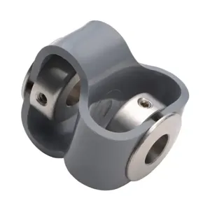 SURE MOTION DC-DLSS30-08 Drive Coupling, Double Loop, Stainless Steel, Setscrew, Size 30, 1/2 Inch Bore | CV7GDT