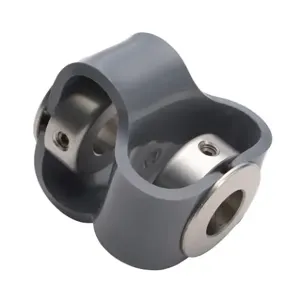 SURE MOTION DC-DLSS30-14M Drive Coupling, Double Loop, Stainless Steel, Setscrew, Size 30, 14mm Bore | CV7GDW