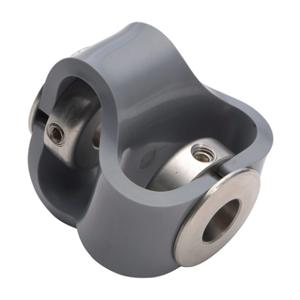 SURE MOTION DC-DLSS40-08 Drive Coupling, Double Loop, Stainless Steel, Setscrew, Size 40, 1/2 Inch Bore | CV7GDX