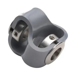 SURE MOTION DC-DLSS40-10 Drive Coupling, Double Loop, Stainless Steel, Setscrew, Size 40, 5/8 Inch Bore | CV7GDY