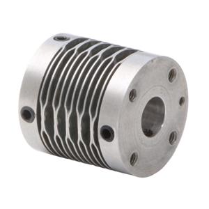 SURE MOTION DC-SBS19-0404 Drive Coupling, Servo-Beam, Stainless Steel, Setscrew, Size 19, 1/4 Inch Bore | CV7GEB