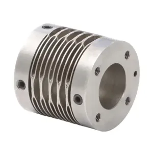 SURE MOTION DC-SBS25-0808 Drive Coupling, Servo-Beam, Stainless Steel, Setscrew, Size 25, 1/2 Inch Bore | CV7GEC