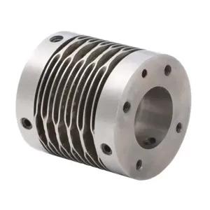 SURE MOTION DC-SBS44-1414 Drive Coupling, Servo-Beam, Stainless Steel, Setscrew, Size 44, 7/8 Inch Bore | CV7GEF