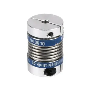 SURE MOTION LAHP-25-CPL-201 Drive Coupling, Bellows, Aluminum Alloy, Clamp, 15 Size, 3 x 8mm Bore | CV7GEJ