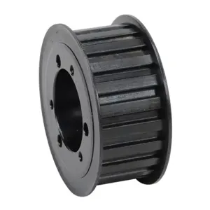 SURE MOTION SQD22L100AF-JA Timing Pulley, Steel, 3/8 Inch L Pitch, 22 Tooth, 2.626 Inch Pitch Dia., No Hub | CV8DLQ