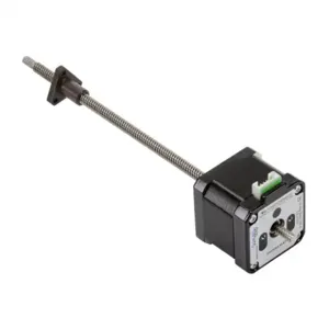 SURE STEP STP-LE17-2A06ADJ Stepper Motor Linear Actuator, External Nut, Encoder Ready, IP40, Double Stack, 2A | CV7TAG