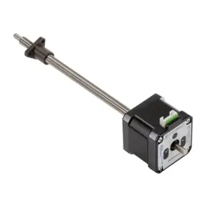 SURE STEP STP-LE17-2D06ADJ Stepper Motor Linear Actuator, External Nut, Encoder Ready, IP40, Double Stack, 2A | CV7TAV