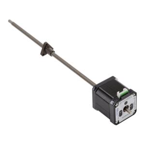 SURE STEP STP-LE17-3A09ADJ Stepper Motor Linear Actuator, External Nut, Encoder Ready, IP40, Triple Stack, 2A | CV7TBD