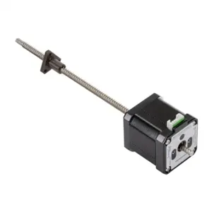 SURE STEP STP-LE17-3B06ADJ Stepper Motor Linear Actuator, External Nut, Encoder Ready, IP40, Triple Stack, 2A | CV7TBH