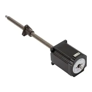 SURE STEP STP-LE23-3H09ADJ Stepper Motor Linear Actuator, External Nut, Encoder Ready, IP40, Triple Stack, 3A | CV7TCT