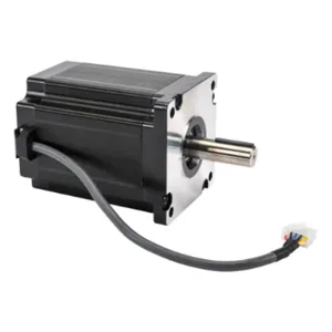 SURE STEP STP-MTRACH-42151D Stepper Motor, IP40, Dual Shaft, Encoder Ready, 8A, 3116 Oz-In Holding Torque | CV7UDL