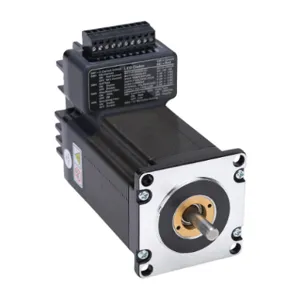 SURE STEP STP-MTRD-23065E DC Integrated Stepper Motor/Drive, Microstepping, IP20, 5A, 12-48 VDC, Bipolar | CV7HXH