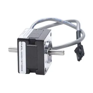 SURE STEP STP-MTRL-14026D Stepper Motor, IP40, Dual Shaft, Encoder Ready, 0.35A, 8 Oz-In Holding Torque | CV7UEE