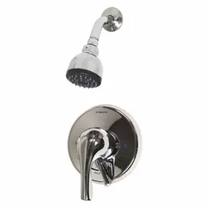 SYMMONS S-9601-XPLR Shower Trim Kit, Sy mmons, Origins, 2.5 Gpm Fixed Showerhead Flow Rate, Single Function | CU4XXQ 468C05