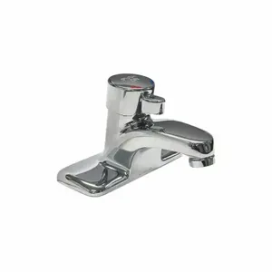 SYMMONS SLC-6000 SS Bathroom Faucet, Push Button Handle Type, No. of Handles 1 | CD2LTW 53JW78