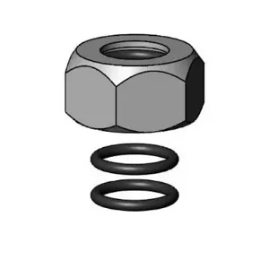 T&S 000703-40 Swivel Nut, With Seal Groove And O-Rings | AP6QDQ