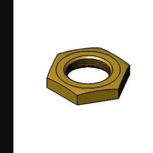 T&S 000969-45 Lock Nut, 3/8-18 NPSL, Brass | AP6QPC