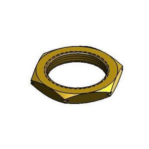 T&S 000971-45 Lock Nut, 3/4-14 National Pipe Straight Mechanical, Brass | AP6QPD