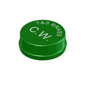 T&S 001191-45 Snap-In Index Button, Green, Cold Water | AP6TMN