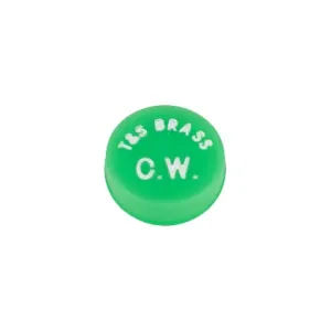 T&S 001191-45 Snap-In Index Button, Green, Cold Water | AP6TMN