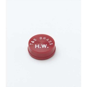 T&S 001194-45 Snap-In Index Button, Red, Hot Water | AP6TMW
