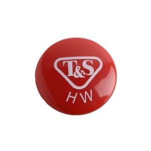 T&S 001194-45NS Snap-In-Indexknopf, Rot, HW, Logo | CE4ZHU