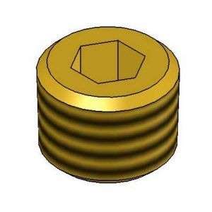 T&S 001346-45 Hex Socket Plug, 1/8 Inch NPT | AP6UCG