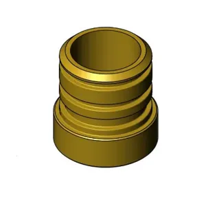 T&S 001484-20 Diverter Adapter, Unplated Brass | AP6UJJ