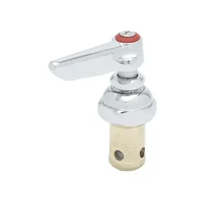 T&S 002712-40 Eterna Spindle Assembly, Spring Check, Right Hand, Hot, Lever Handle | CE4ZJQ