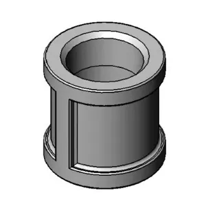 T&S 004710-25 Coupling, 3/4 Inch NPT, Female x Female | AP7ACF