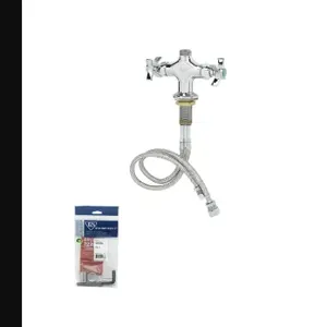 T&S 007253-40 Base Faucet Assembly, 3/8 Inch NPT Female Outlet, Eternas, 4-Arm Handles | AP7EBB