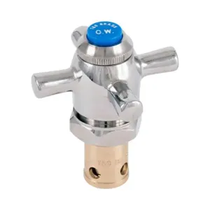 T&S 007900-40 Fast Self-Closing Cartridge Assembly, Cold Water Index, Blue | AP7EHC