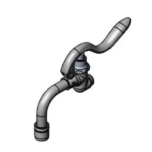 T&S 009937-40 Squeeze Valve, Bent Nozzle And Aerator | AP7HTT