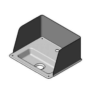 T&S 010124-45 Drip Pan Assembly, With Splash Guards | AP8CNQ
