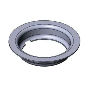 T&S 010384-45 Waste Drain Face Flange, 3-1/2 Inch, Stainless Steel | AP8CYG