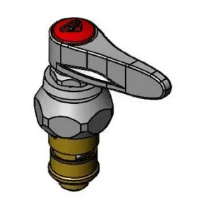 T&S 011618-25NS Cerama Cartridge, With Escutcheon Bonnet, Check Valve, RTC, Hot, Lever Handle | CE4ZLC