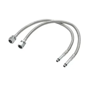 T&S 012534-45 Flexible Supply Hoses, Pack of 2 | AP8FKF