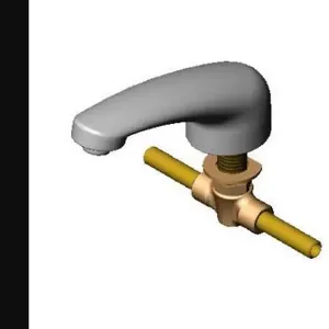 T&S 012622-40 Faucet Assembly, 5 Inch Spout And Cross, 8 Inch | AP8FMR