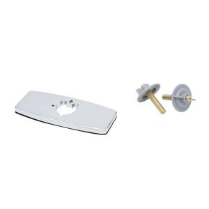 T&S 013433-40 Forged Deck Plate, 4 Inch, Chrome Plated | AP8GCT