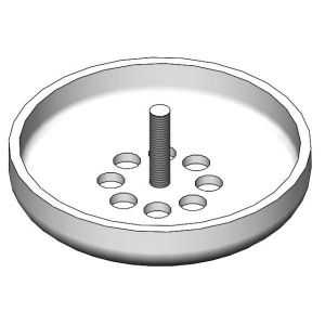 T&S 013922-45 Overflow Strainer Face, Stainless Steel | AP8GQW