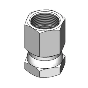 T&S 015713-45 Swivel Connector, 3/4 Inch NPT x 3/4 Inch NPT | AP8JFN