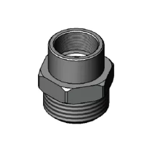 T&S 016061-25 Adapter, 9/16-24UN Female x 1/2-14NPSM Male | AP8JMZ