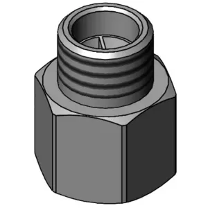 T&S 016419-25 Compression Check Valve Assembly, 3/8 Inch, Female x Male, Brass | AP8JUC