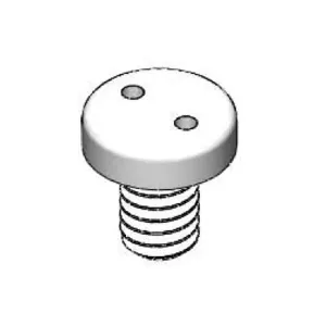 T&S 016654-45 VR Screw, Stainless Steel, 8-32UN Thread x 1/4 Inch Length | AP8JWQ