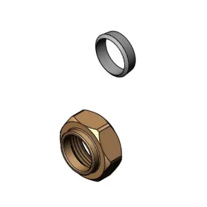 T&S 016745-45 Center Compression Fitting And Nut | AP8JYD