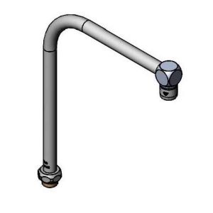T&S 018006-40 High-Arc Swivel Gooseneck, With Cube Style Aerator Outlet, 2.2 GPM | AP8KUD